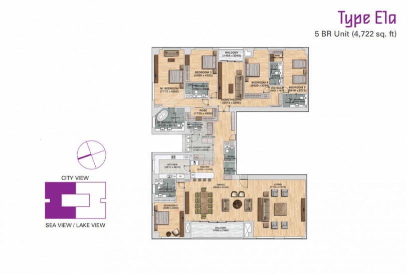 Penthouse for Rent at Cinnamon Life, Colombo 02- image 10